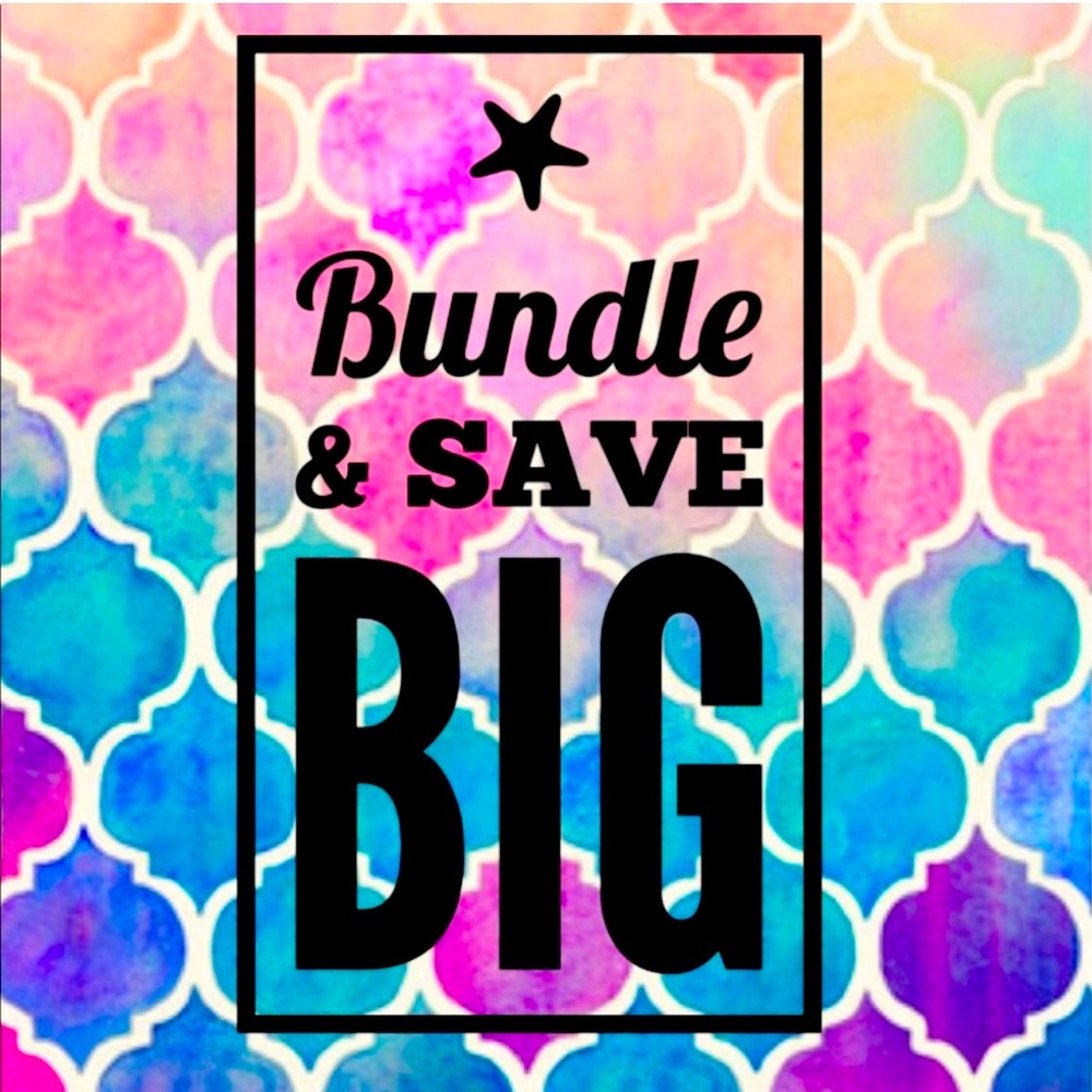 Bundle the items you like and receive a discount!